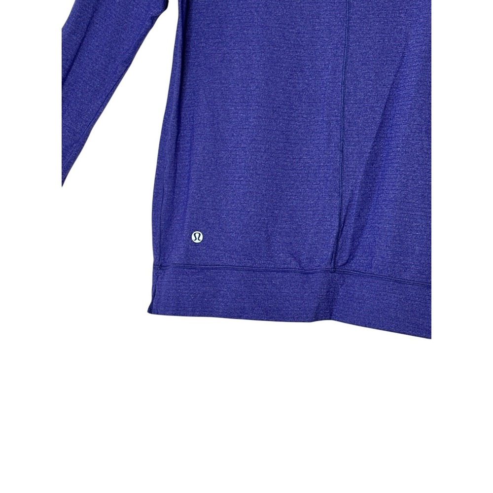 Lululemon Top Women Size 8 Purple Weightless Crew Long Sleeve Shirt Athleisure - Picture 7 of 7